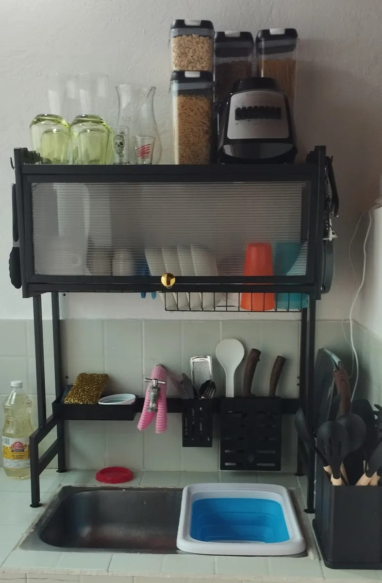 Escurridor, organizador de platos Con Cajon (platero)cocina Alto 78,5 cm Ancho 65 cm