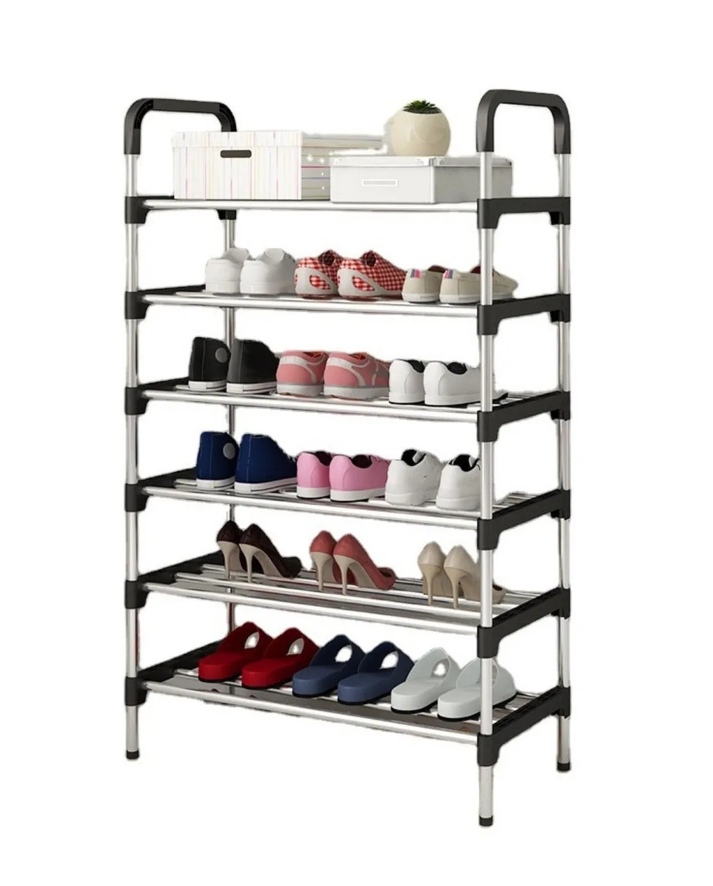 Organizador de zapatos (Zapatero) de 6 niveles para 18 pares