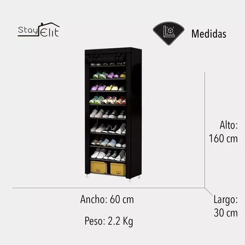 Zapatero, organizador de zapatos de 9 niveles