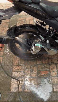 Hidrolavadora portatil, inalambrica de 2 baterias