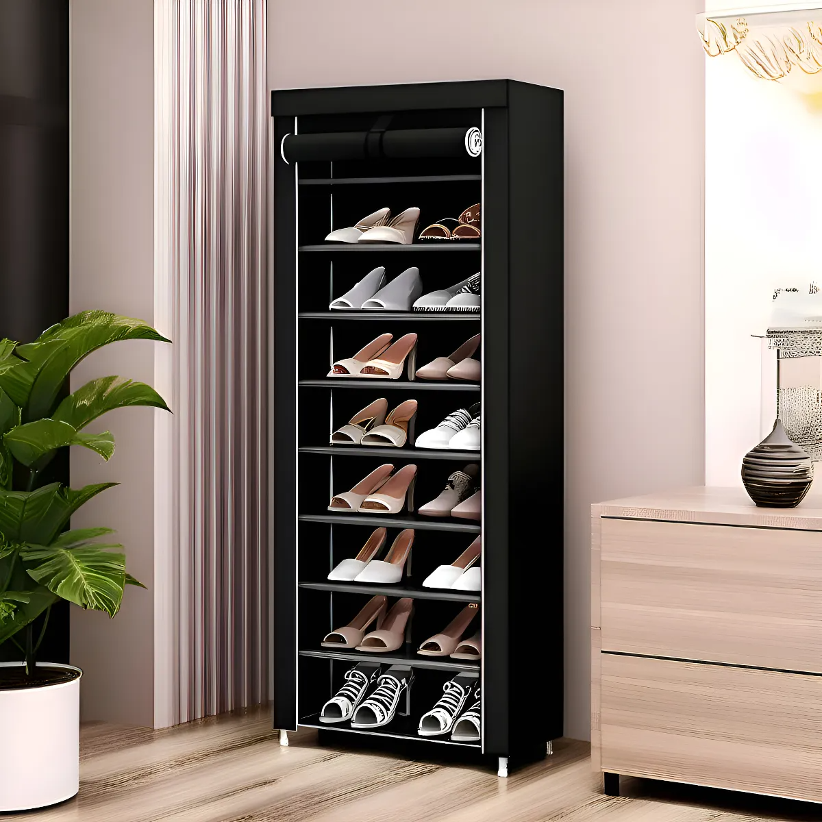 Zapatero, organizador de zapatos de 9 niveles