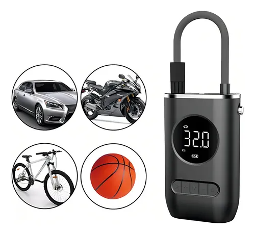 Inflador de llantas portatil (compresor de aire) inalambrico