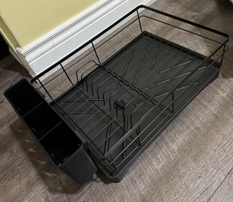 Organizador, escurridor de platos, con drenaje de medidas